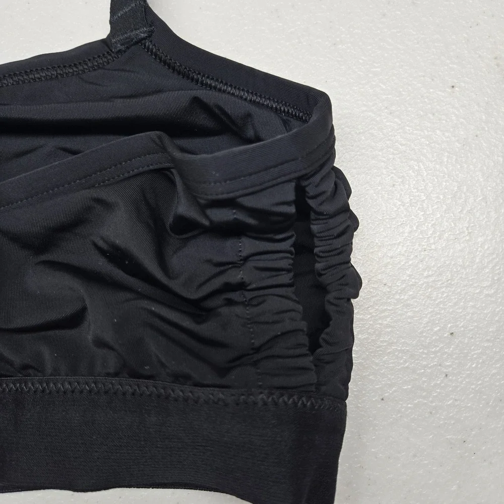 Aerie‎ Women Bra XL Black Bralette Wireless Strap Adjustable